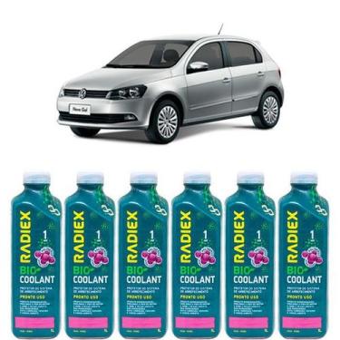 Imagem de Kit aditivo radiador bio coolant pronto para uso rosa - volkswagen gol