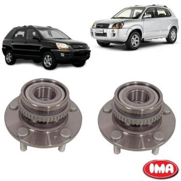 Imagem de Par Cubo Da Roda Traseira Com Rolamento - Tucson 2005 A 2010 / Sportag