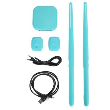 Imagem de Kit de tambor eletrônico virtual portátil com tambor de ar elétrico com grife de gabarismo de gabaristas de sensor de movimento 3D para adultos para crianças iniciantes em casa