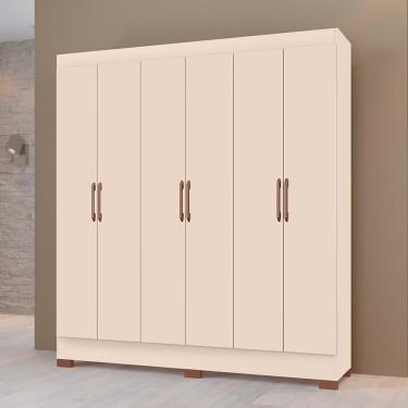 Imagem de Guarda-Roupas Dakota 100% MDF  6 Portas 2 Gavetas Tuboarte