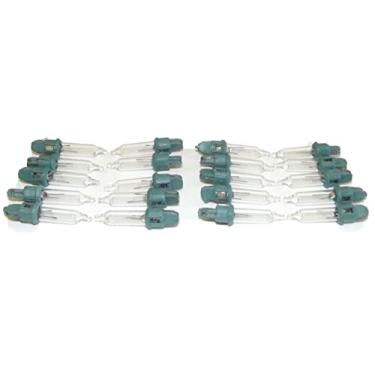 Imagem de JL Missouri Parts 20 lâmpadas incandescentes de substituição mini 2,5 volts .425 Watt V W W lâmpada incandescente estilo F