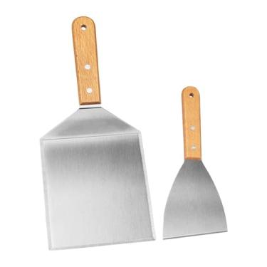 Imagem de Generic Conjunto de acessórios para grelha, espátulas para churrasco, presentes multifuncionais, espátula para hambúrguer, chapa para cozinhar, catering, 2 Partes