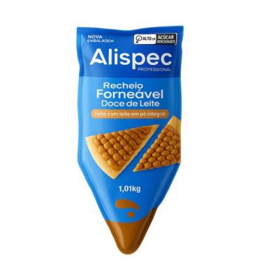 Imagem de RECHEIO ALISPEC 1,01kg FORNEÁVEL DOCE LEITE PRONTO CREMOSO