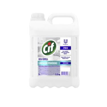 Imagem de Limpador Geral Peroxido 5 Litros CIF Multiuso Concentrado Alta Perform