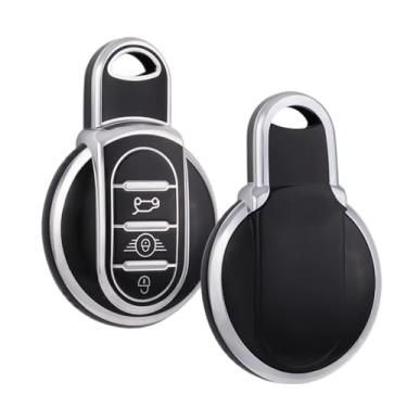 Imagem de Capa Protetora Silicone Luxury para Chave BMW Mini Cooper One JCW F54 F55 F56 F57 F60 R55 R56 R57 R58 R59 R60