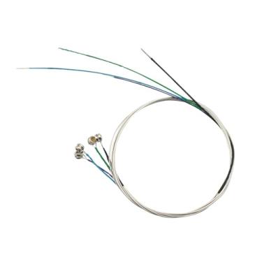 Imagem de Domary Universal Conjunto Completo Violino Cordas Cordas Núcleo de Aço Com-prata Ferida Banhado Bola End 4 4 3 4 1 2 Violinos