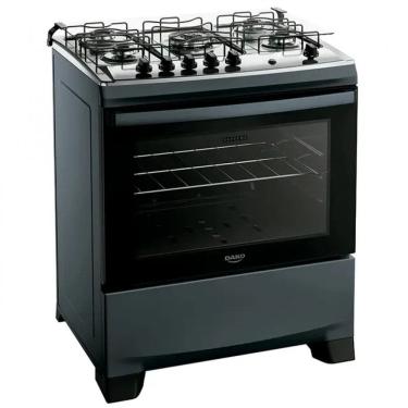 Imagem de Fogão Supreme Bivolt 5 Bocas Automático Mesa de Inox Dako