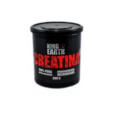 Imagem de Creatina Monohidratada Micronizada 300g 100% Pura - King Earth