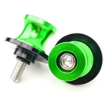 Imagem de BYYINGSUS Acessórios CNC para motocicletas parafusos de 6 mm bobinas de braço oscilante parafusos de suporte deslizantes compatíveis com Y&AMAHA Xsr 900 Xsr900 2016-2021 2020 (sem logotipo verde)