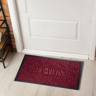 Imagem de Tapete Antiderrapante Capacho Porta Entrada 40cm X 60cm Emborrachado