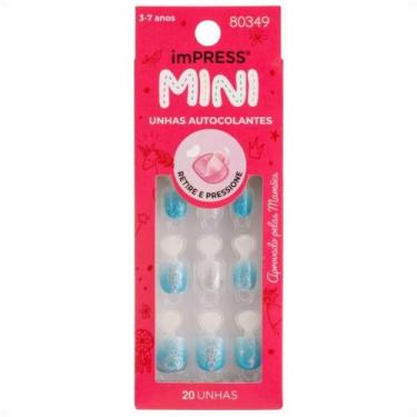 Imagem de Mini Unhas Autocolantes Infantil Kiss New York Impress Nighttime Imm30