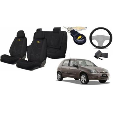 Imagem de Conjunto Capas Tecido Elegantes Celta 2008-2015 + Volante + Chaveiro G