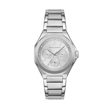 Imagem de Armani Exchange A|X Relógio feminino multifuncional de aço inoxidável (modelo: AX4622)