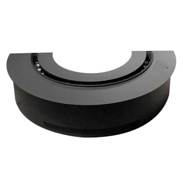 Imagem de Lareira Decorativa Lareira elétrica semicircular, lareira atomizadora embutida em arco, decorativa moderna a vapor de água(50cm)