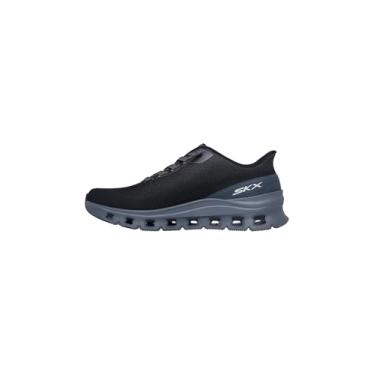 Imagem de Skechers Tênis masculino Arch Fit Glide-Step Pro Hands Free Slip-in, Preto/Carvão, 38