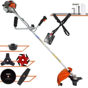 Imagem de Roçadeira Podador de Grama Vulcan VR330P À Gasolina Motor 2 Tempos 33c