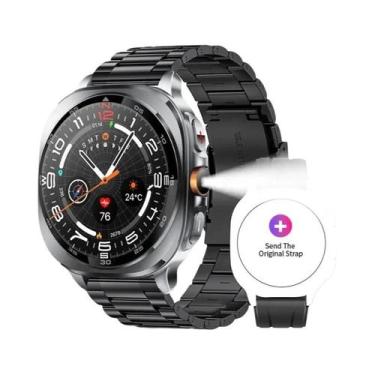 Imagem de Relógio Inteligente Masculino LIGE Com GPS, Tela AMOLED De 1.43", À Pr