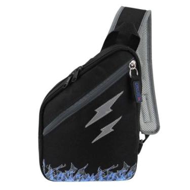 Imagem de Shoulder Bag Bono Rock Mochila Térmica Refletiva Prática, Azul