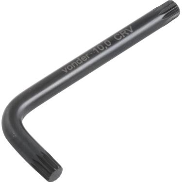 Imagem de Chave multidentada 12mm tipo L curta cromo vanádio - Vonder