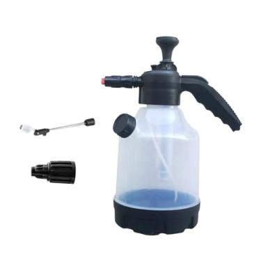 Imagem de ShengQuanHao Pulverizador de Espuma Portátil, Borrifador com Copo Medidor, Pulverizador de água Multiuso, Espumador Manual para Lavagem de Motorhomes, Veículos Dom, Branco Translúcido