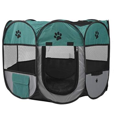 Imagem de Zerodis Cercadinho Dobrável para Animais de Estimação Produtos para Animais de Estimação Cães Móveis para Portas de Cães Móveis para Portas de Use Canil Portátil para Exercícios para para de