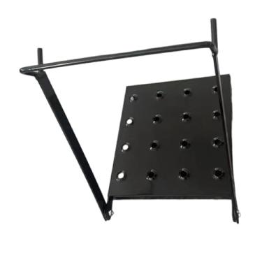 Imagem de Bothyi Plataforma de trabalho com escada, bandeja para escada de trabalho, escadas extensíveis resistentes, pedal largo, multiuso, estável para cozinha,