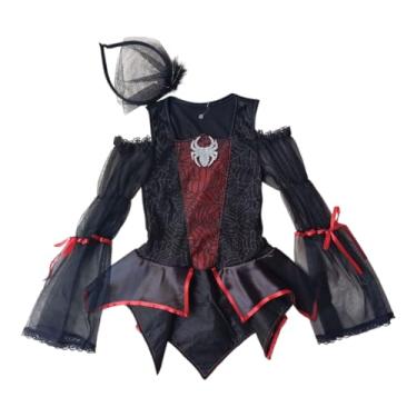 Imagem de Fantasia Infantil Halloween Menina Aranha - Tamanho 6 anos
