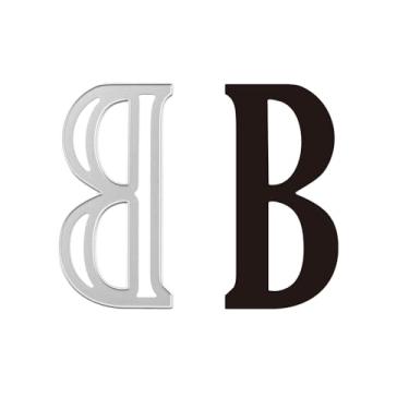 Imagem de Matrizes de letras maiúsculas de 10 cm / 4 polegadas de altura para fazer cartões, alfabetos grandes, matrizes de corte de metal para artesanato em papel, artesanato feito à mão, suprimentos para