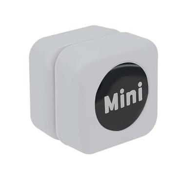 Imagem de 1 limpador de vidro com ímã de aquário – raspador magnético de algas para pequenos tanques de vidro, mini escova sem arranhões (não para tanques de acrílico e plástico), branco