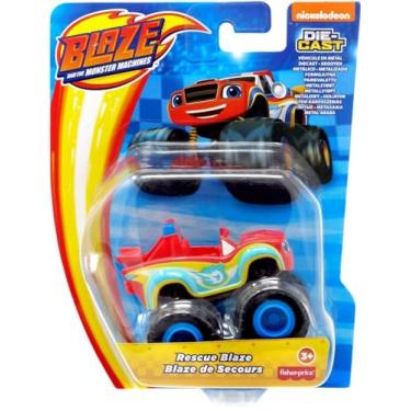 Imagem de Blaze and the Monster Machines, Carro fundido Rescue Blaze, a partir de 3 anos, 6 cm