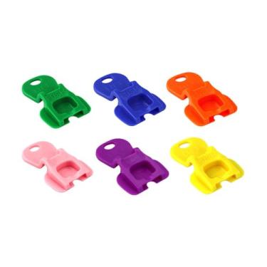 Imagem de Pacote com 6 abridores de abas fáceis, protetor de bebida, capa completa 2025, abridor de abas fácil, ferramenta de abridor de lata de refrigerante, tampa protetora colorida para refrigerante, coca