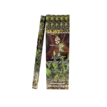 Imagem de Incenso Shankar - 30 Ervas com Sal Grosso - Purificação e Energização 