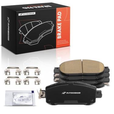 Imagem de A-Premium Conjunto de pastilhas de freio a disco de cerâmica frontal compatível com modelos Nissan - Sentra 2020-2024, Kicks 2021-2024, 4 peças