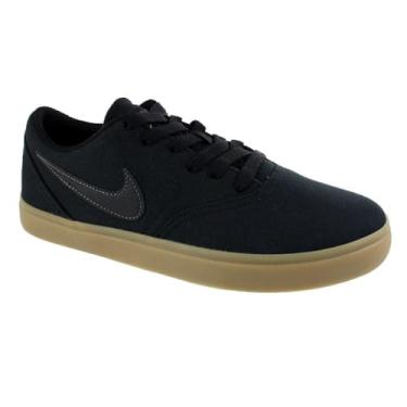 Imagem de Tênis Casual Infantil Nike SB Check CNVS Preto - Preto 34