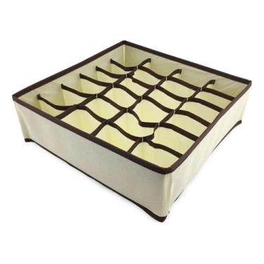 Imagem de Kit 2 Organizadores Tnt Colmeia Gaveta 24 Nichos Biquini Cueca Meia - 