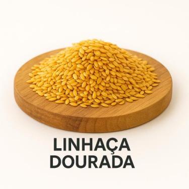 Imagem de Linhaça Dourada Em Grãos - Qualidade Premium - SMACTUDO, 1kg