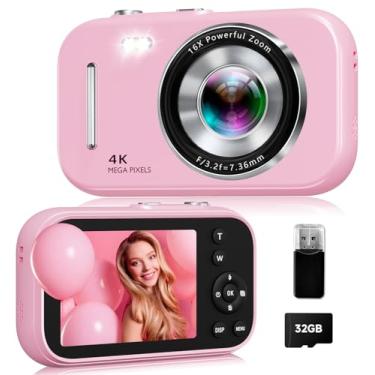 Imagem de Câmera digital 4k rosa (rosa)