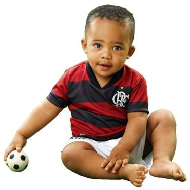 Imagem de Conjunto Uniforme para Bebê do Flamengo - 031S - Torcida Baby, GG (9 a