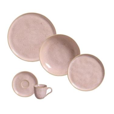 Imagem de Aparelho de Jantar 30 Peças Bio Litchi - Porto Brasil Cerâmica