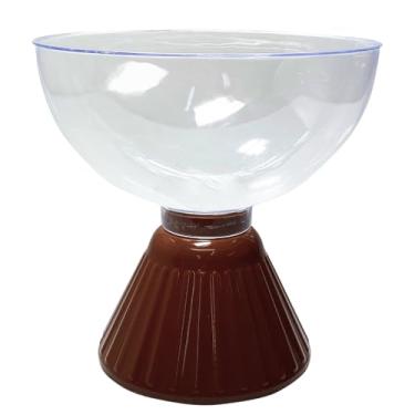 Imagem de TAÇA SOBREMESA 1L - BASE MARROM CHOCOLATE