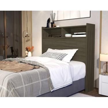 Imagem de Cabeceira Para Cama Box de Solteiro 0,90 Melissa com Nichos e pratelei