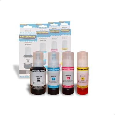 Imagem de Kit 4 Tintas para Impressora Compatível Epson 504/544
