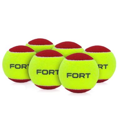 Imagem de Bola De Tênis Fort Stage 3 - Pack Com 6 Bolas