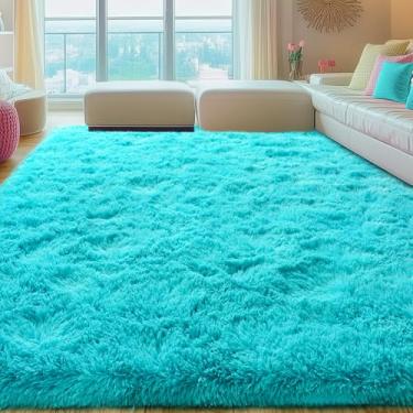 Imagem de Rezutan Tapete fofo super macio para sala de estar, quarto, grande, confortável, moderno, tapete felpudo para crianças, pelúcia para berçário, sala de aula, decoração de casa, tapete de cabeceira com