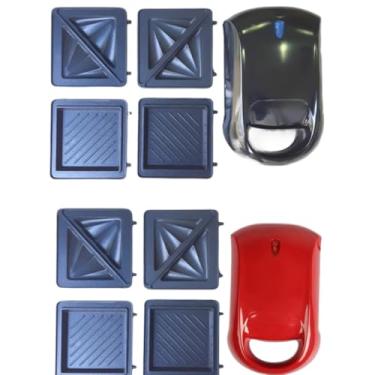 Imagem de Sanduicheira Tostadeira com vários formatos Intercambiáveis Aquecimento Frente e Verso(aleatório)