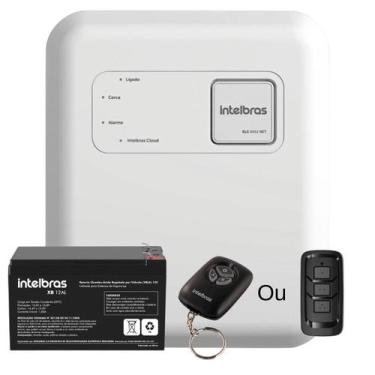 Imagem de Kit cental de cerca eletrica elc 6012 net com wifi e bateria xb 12al i