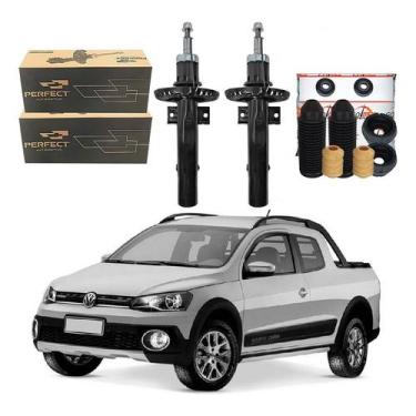 Imagem de Kit Amortecedor Dianteiro Saveiro Cross 1.6 2014 A 2017 - Perfect