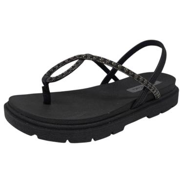 Imagem de Sandália Infantil Menina Conforto Estilo Strass Pink Cats