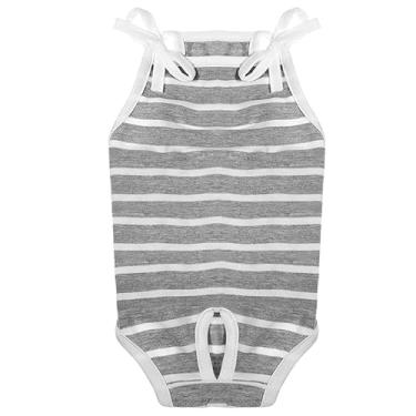 Imagem de Calça sanitária para cães fêmeas, fralda de algodão com alça ajustável para animais de estimação pequenos e médios, proteção menstrual lavável