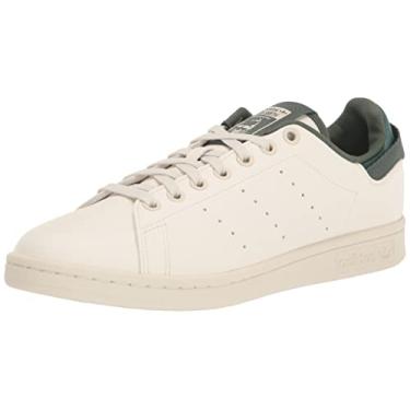 Imagem de adidas Stan Smith Tênis masculino, Giz branco/matiz branca/óxido verde, 36